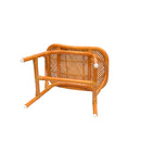 天然籐スクエアスツール[04486] メーカー直送 ▼返品・キャンセル不可【他商品との同時購入不可】