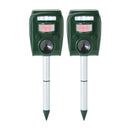 ソーラー充電式害獣駆除機 2個組[0448910] メーカー直送 ▼返品・キャンセル不可【他商品との同時購入不可】