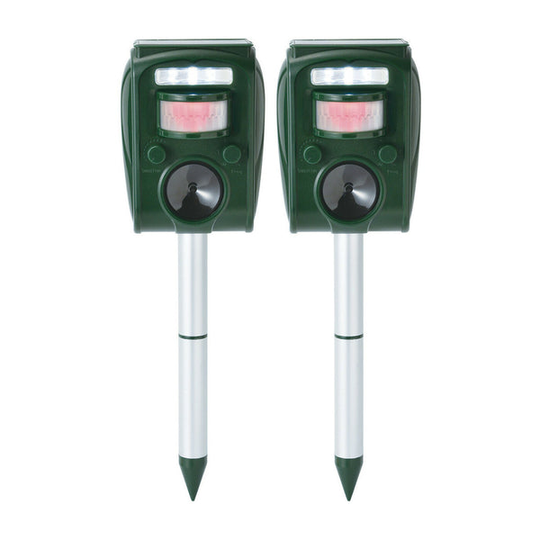 ソーラー充電式害獣駆除機 2個組[0448910] メーカー直送 ▼返品・キャンセル不可【他商品との同時購入不可】