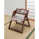 天然木和風折り畳み椅子[04490] メーカー直送 ▼返品・キャンセル不可【他商品との同時購入不可】