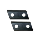 ハイパワー電動枝シュレッダー 専用替刃2枚組[04542] メーカー直送 ▼返品・キャンセル不可【他商品との同時購入不可】