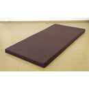 極厚高反発マットレス ダブル ブラウン[0457520] メーカー直送 ▼返品・キャンセル不可【他商品との同時購入不可】