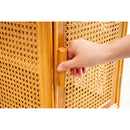 天然籐かごめ編みキャビネット[04592] メーカー直送 ▼返品・キャンセル不可【他商品との同時購入不可】