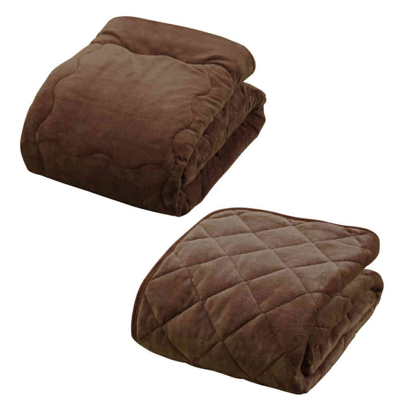 トリプルウォーム毛布布団セット セミダブルBR[0459830] メーカー直送 ▼返品・キャンセル不可【他商品との同時購入不可】