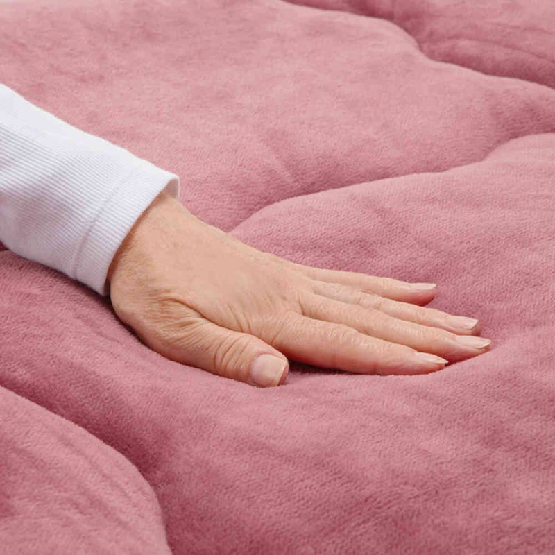 トリプルウォーム毛布布団セット ダブル GR[0459920] メーカー直送 ▼返品・キャンセル不可【他商品との同時購入不可】