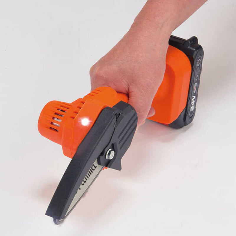 ハンディーチェーンソー+充電式小型電動ドライバー[04622] メーカー直送 ▼返品・キャンセル不可【他商品との同時購入不可】