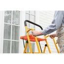 安心の両手すり付き脚立 トレー付き 4段[04634] メーカー直送 ▼返品・キャンセル不可【他商品との同時購入不可】