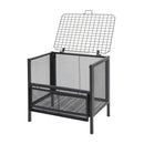 出し入れしやすいメッシュダストボックス[04637] メーカー直送 ▼返品・キャンセル不可【他商品との同時購入不可】