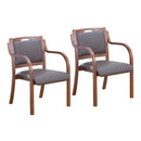 立ち座りサポートダイニングチェア2脚 DBR[0409120] メーカー直送▼返品・キャンセル不可【他商品との同時購入不可】