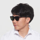 偏光サングラス ピークマウンテン 017SG ブラックグリーン メーカー直送 ▼返品・キャンセル不可【他商品との同時購入不可】