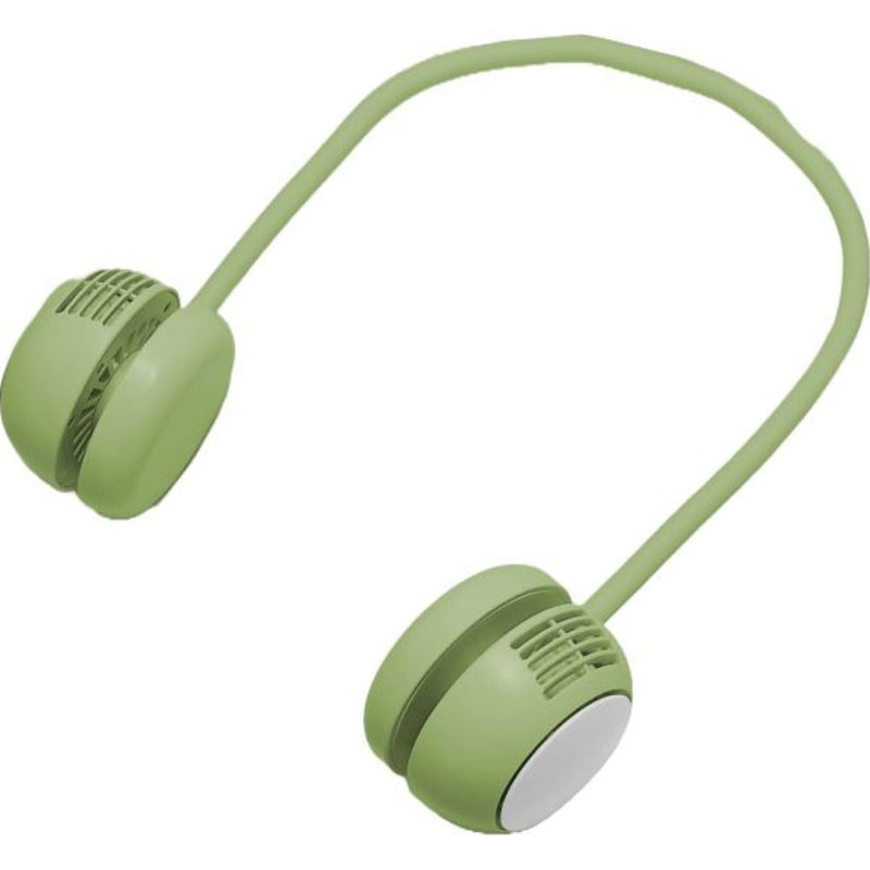SUZ-HiE ドラム式ネックファン ライトカーキメーカー直送 ▼返品・キャンセル不可【他商品との同時購入不可】