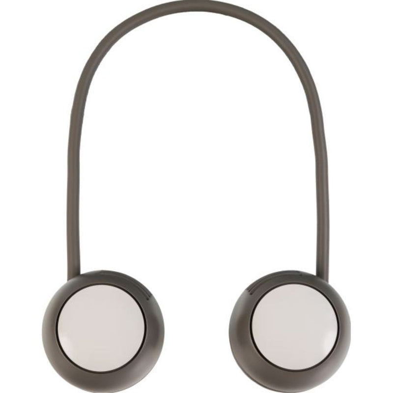 SUZ-HiE ドラム式ネックファン ダークグレーメーカー直送 ▼返品・キャンセル不可【他商品との同時購入不可】