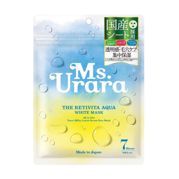メディテクノソリューションズ Ms.Urara（ミズウララ） THE RETIVITA AQUA WHITE MASK  7枚