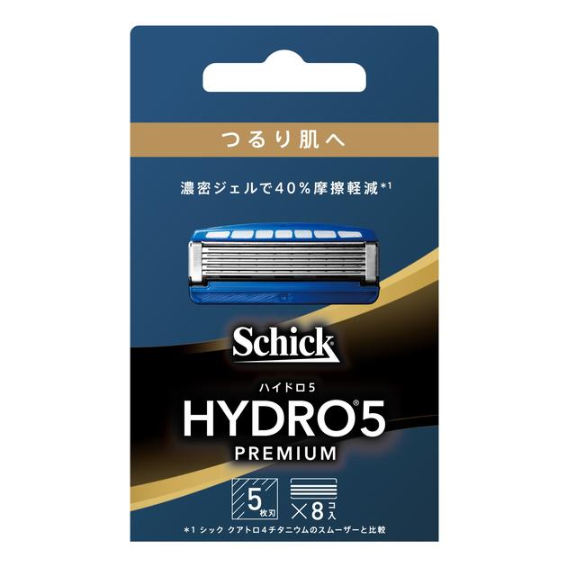 Chic Japan Hydro 5 高级光滑皮肤备用刀片 8 件