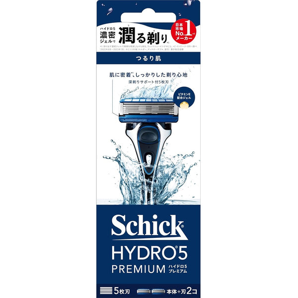 シック ハイドロ5プレミアムつるり肌へ ホルダー 本体刃付き＋替刃1個付