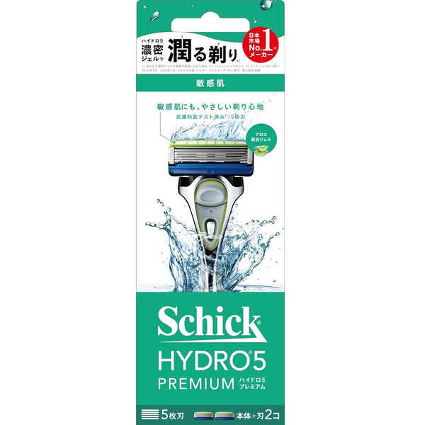 シック ハイドロ5プレミアム敏感肌用 ホルダー 本体刃付き＋替刃1個付