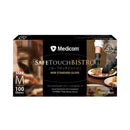 セーフタッチビストロニトリル手袋Mサイズ 100枚