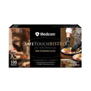 セーフタッチビストロニトリル手袋XSサイズ 100枚