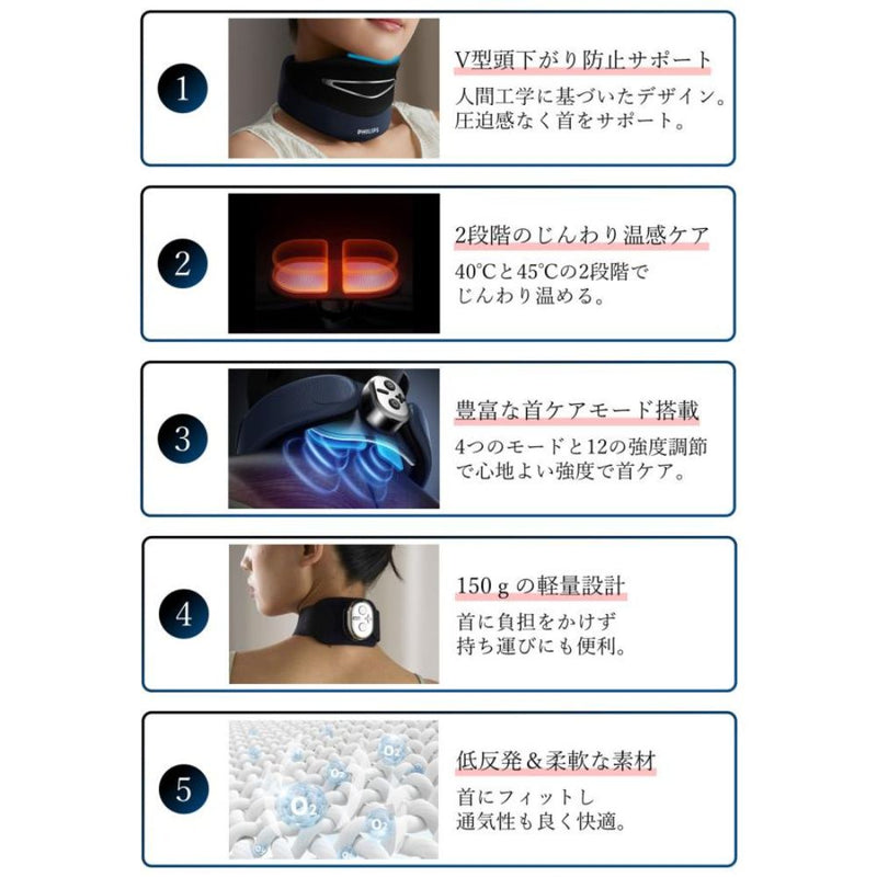 フィリップス ネックマッサージャー PPM3311 メーカー直送 ▼返品・キャンセル不可【他商品との同時購入不可】