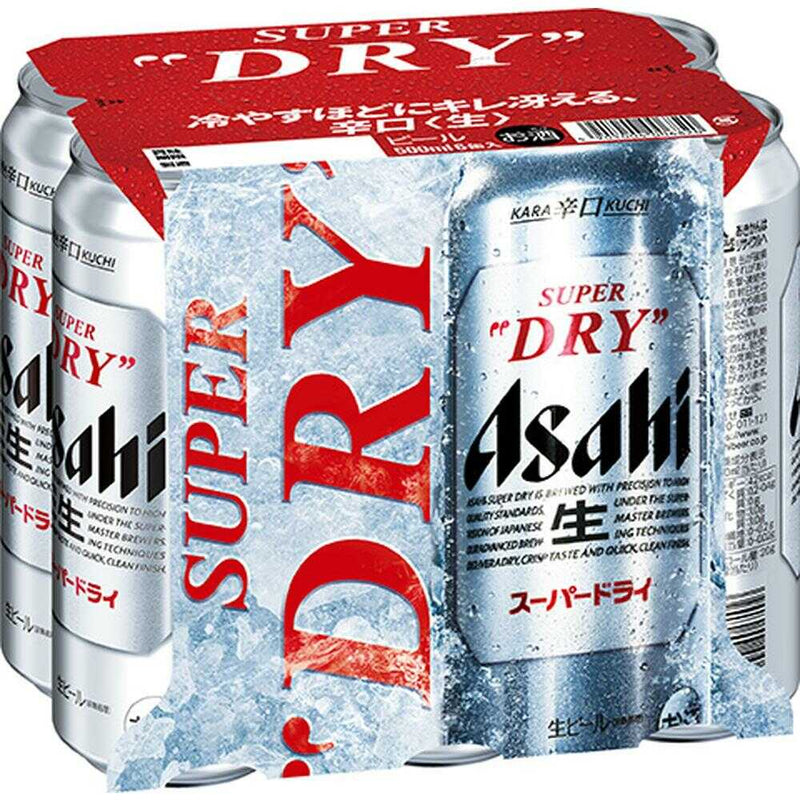 アサヒ スーパードライ 500ml×6本