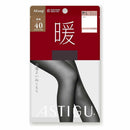 アスティーグ 暖 発熱40デニール チャコール M-L 1足