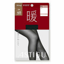 アスティーグ 暖 発熱40デニール ブラック M-L 1足