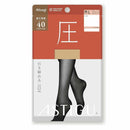 アスティーグ 圧 発熱40デニール シェリーベージュM-L 1足