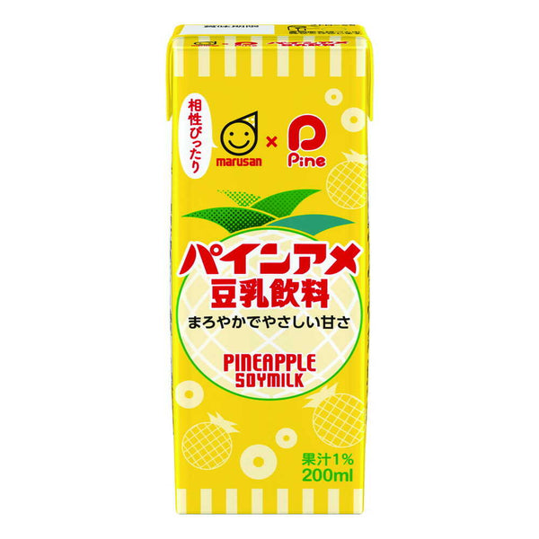 ◆マルサン 豆乳飲料 パインアメ 200mL