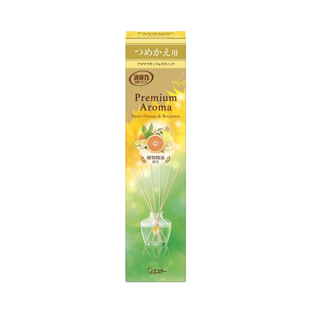 ST Room Deodorizing Power Premium Aroma Stick Refill Sweet Orange &amp; Bergamot 65ml