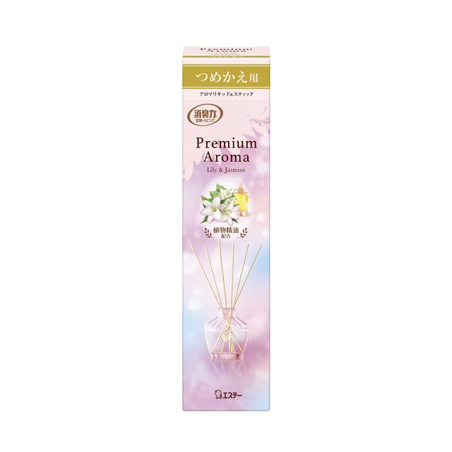 S.T Room Deodorizing Power Premium Aroma Stick Refill Lily &amp; Jasmine 65ml
