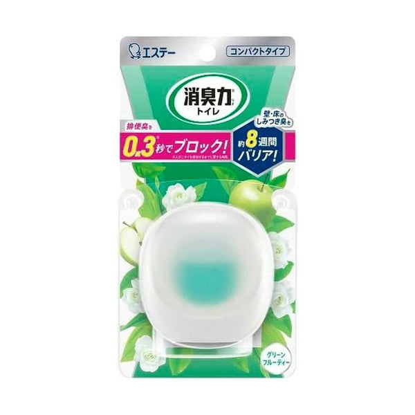 エステー 消臭力コンパクトトイレ用本体グリーンフルーティー 1個