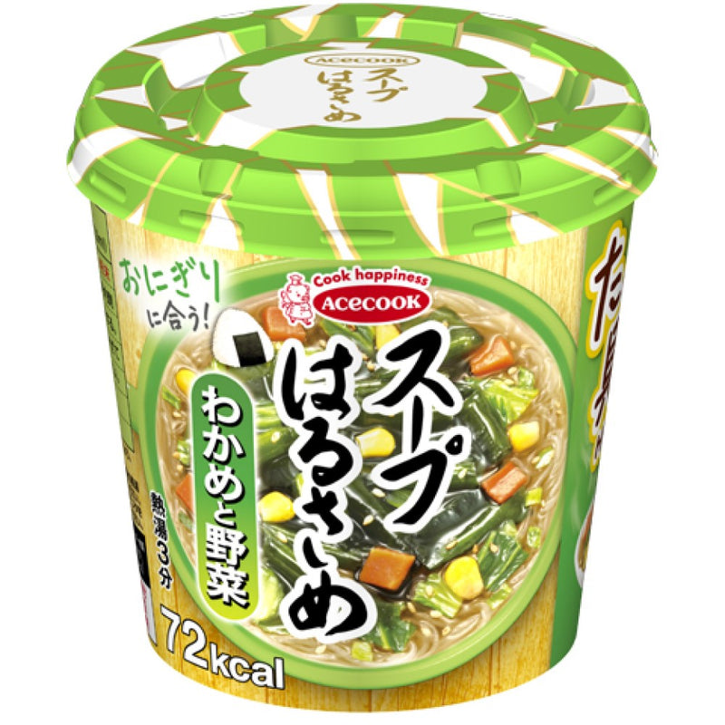 ◆ Acecook Soup Harusame wakame and vegetables 21G