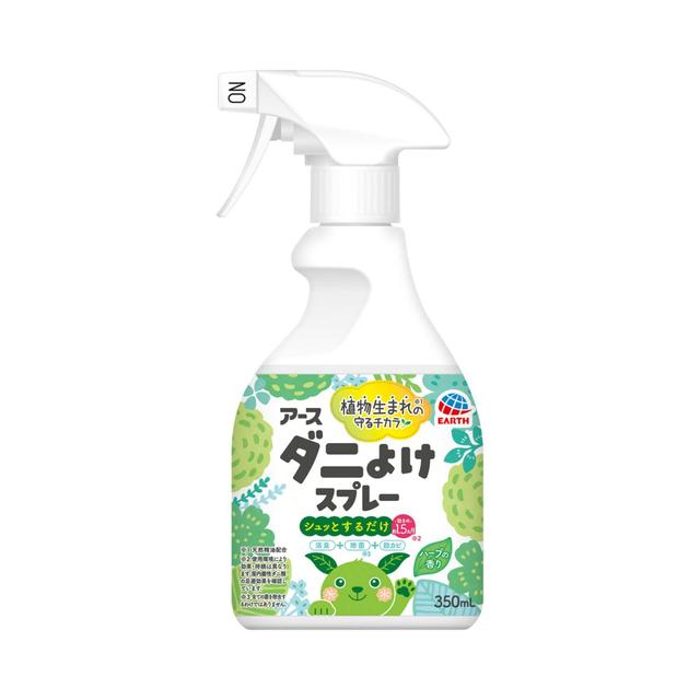 Earth Natulas Mite Repellent Spray Botanical Herb Fragrance 350 毫升