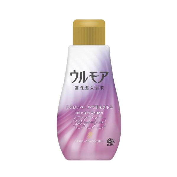 アース製薬 ウルモア 高保湿入浴液 クリーミーフローラル 600ml