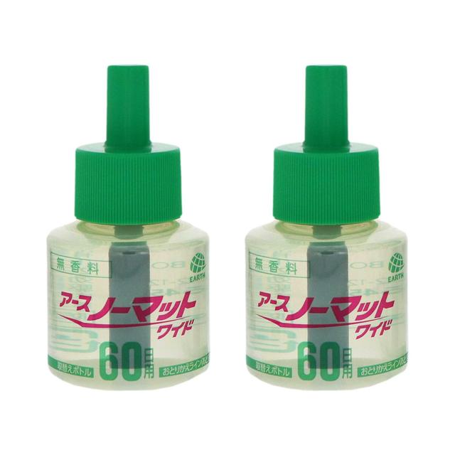 アースノーマットワイド リビング用取替えボトル60日無香料45mL×2本