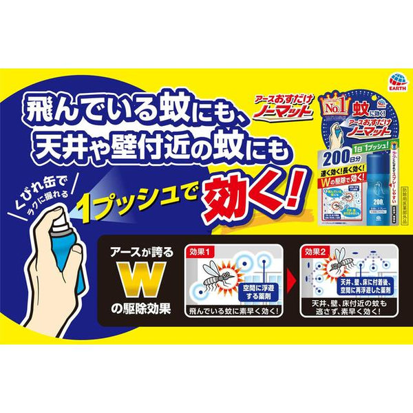 まえはら 防除用医薬部外品】アース おすだけノーマット スプレー 200日分