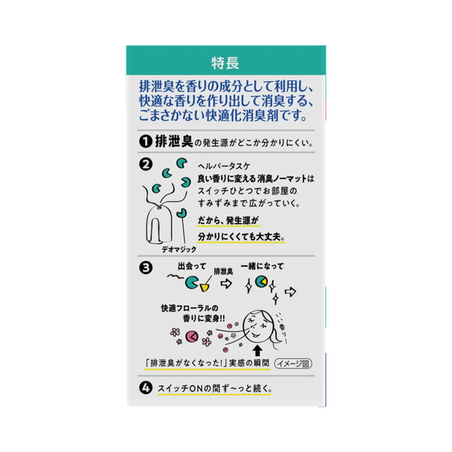 Earth Chemical Helper Tasuke 除臭剂 No-mat 替代品 45ml