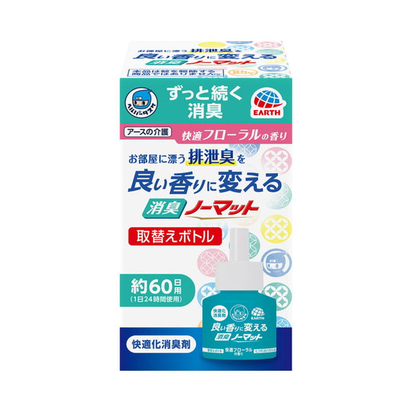 アース製薬 ヘルパータスケ 良い香りに変える消臭ノーマット 取替え 45ml