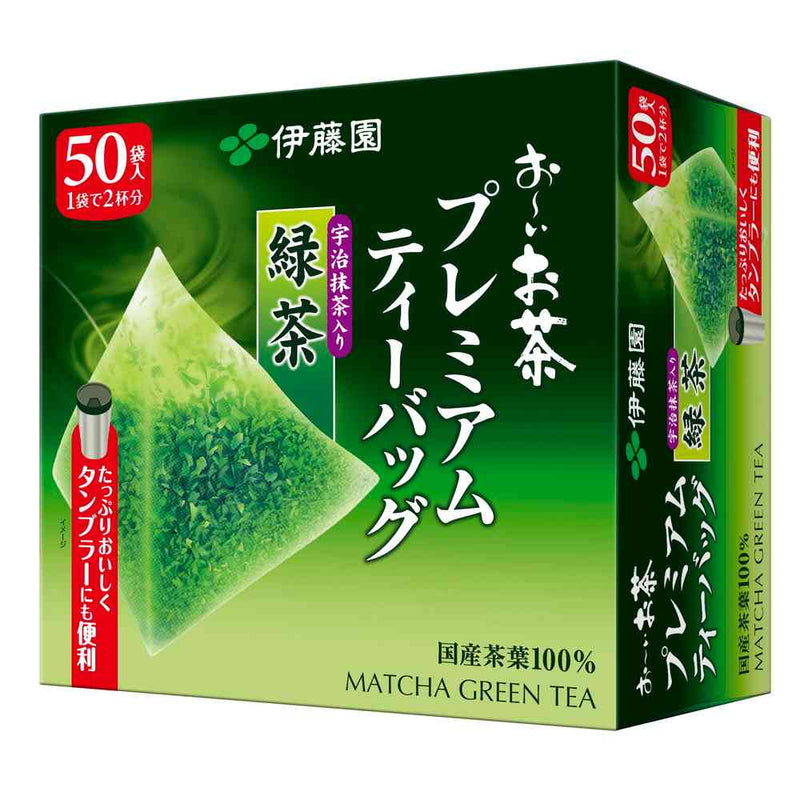 ◇伊藤園 プレミアムTB 抹茶入り緑茶 徳用 50袋入り