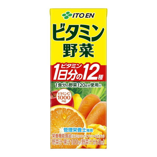 ◆伊藤園 紙パック ビタミン野菜 200mL