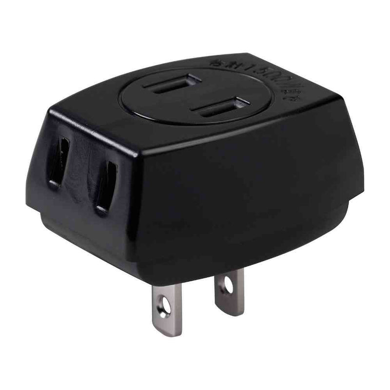 エルパ ELPA トリプル電源タップ AC 3個口 ブラック A-30H