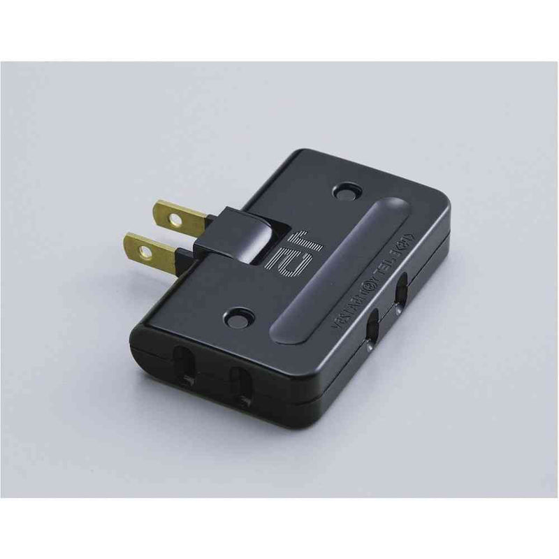 エルパ ELPA コーナー電源タップ AC 3個口 ブラック A-36H