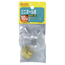 エルパ ELPA ミニボール球 白熱電球 E26 10W G-84H（C）