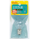 エルパ ELPA ミニクリプトン球S型 25W クリア E17 G-102H(C)