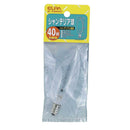 エルパ ELPA シャンデリア球 白熱電球 E12 40W G-73H（C）