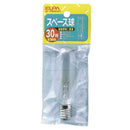 エルパ ELPA スペース球 白熱電球 E17 30W G-76H（C）