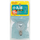 エルパ ELPA 小丸球 白熱電球 E12 15W G-126H