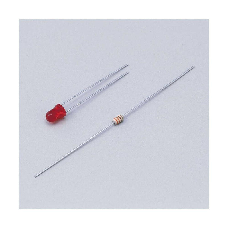 エルパ LED 3mm 赤 HK-LED3H R