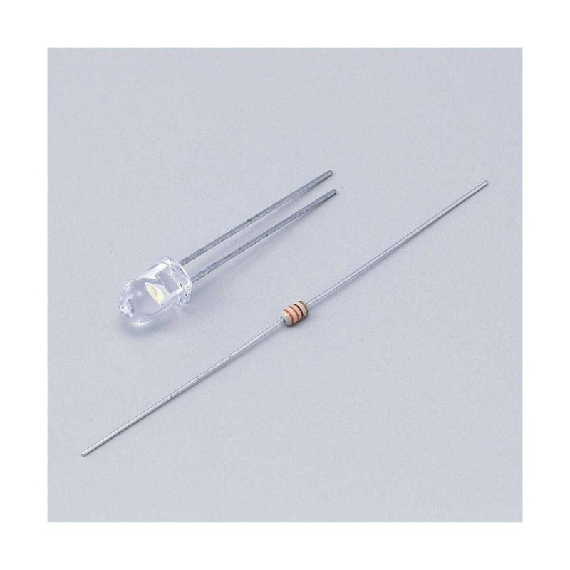 エルパ LED 5mm 白 HK-LED5H W