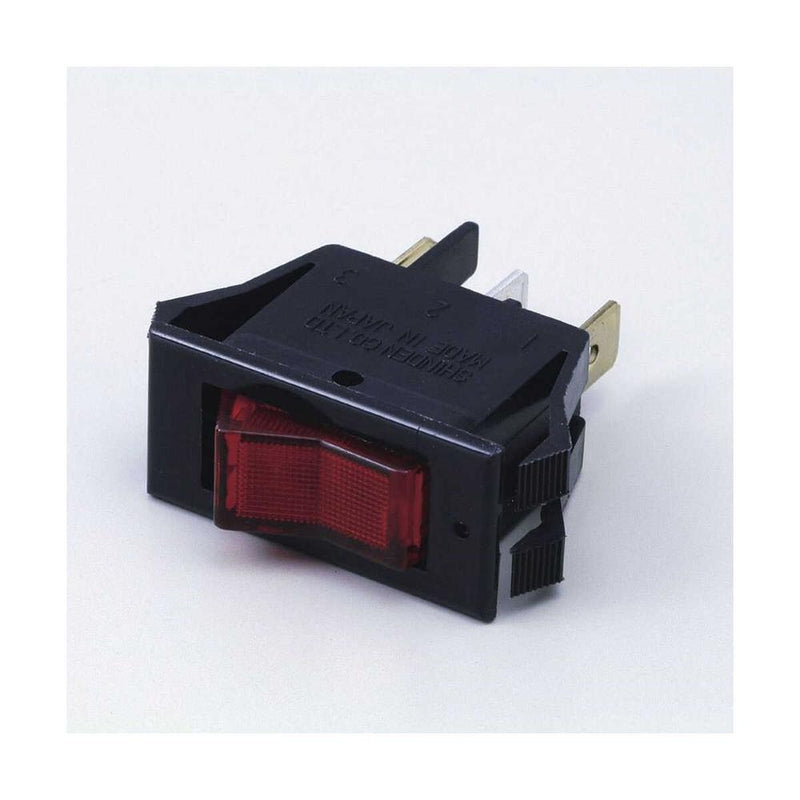エルパ 照光式スイッチ 赤 HK-PSL01H R